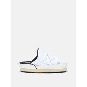 MOON BOOT MULES NYLON BIANCO