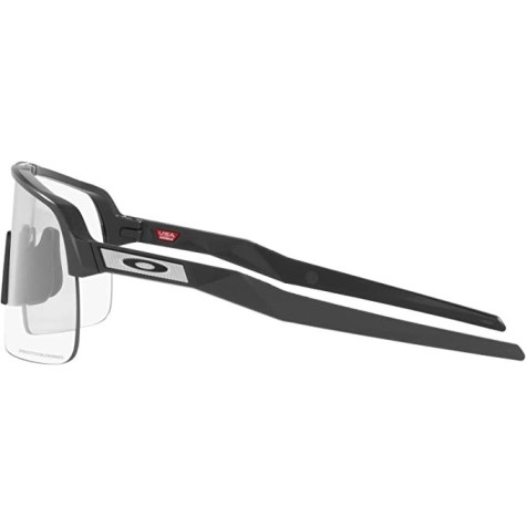 OAKLEY EVZERO BLADES MATTE BLACK CLEAR 50% IRID PHOTO