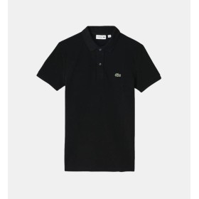 POLO LACOSTE SLIM FIT NERA UOMO