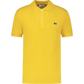 POLO LACOSTE SLIM FIT JAUNE C7T UOMO