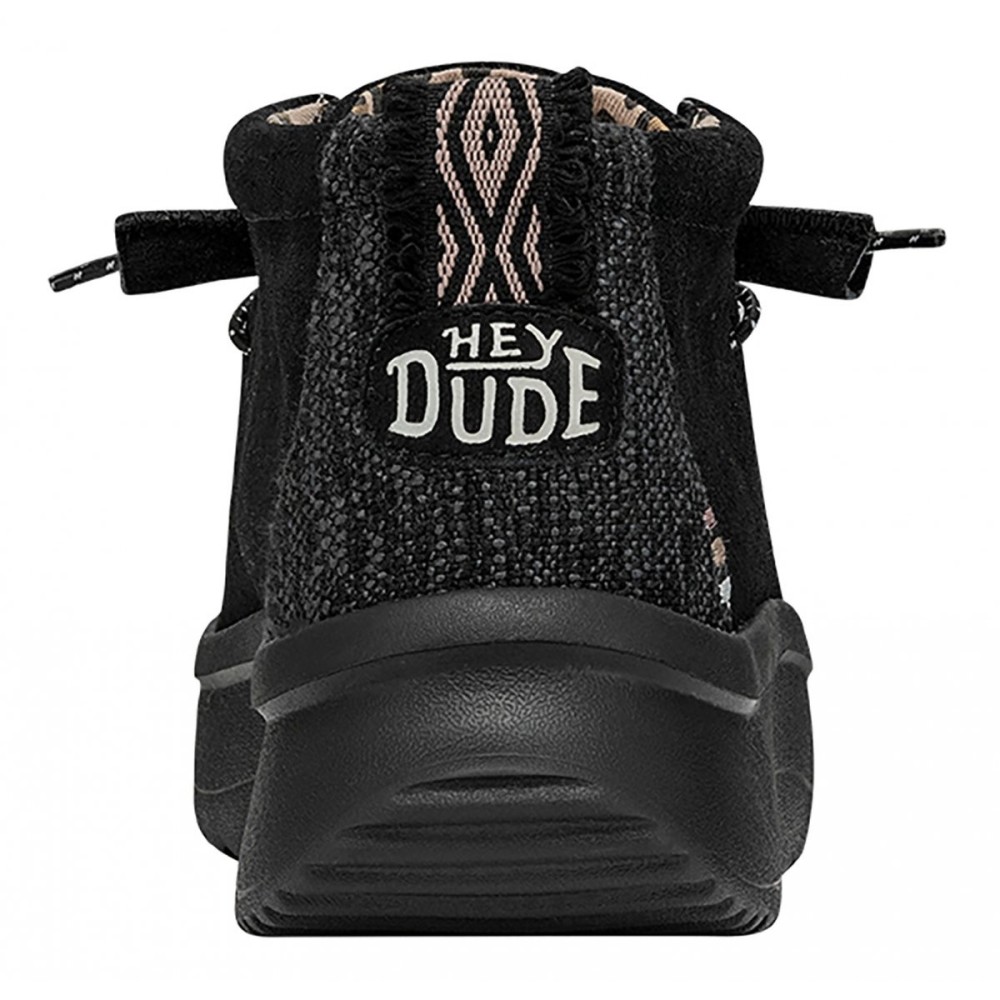 HEY DUDE WENDY PEAK HI SUEDE BLACK