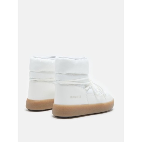 MOON BOOT MB LTRACK LOW NYLON WP WHITE