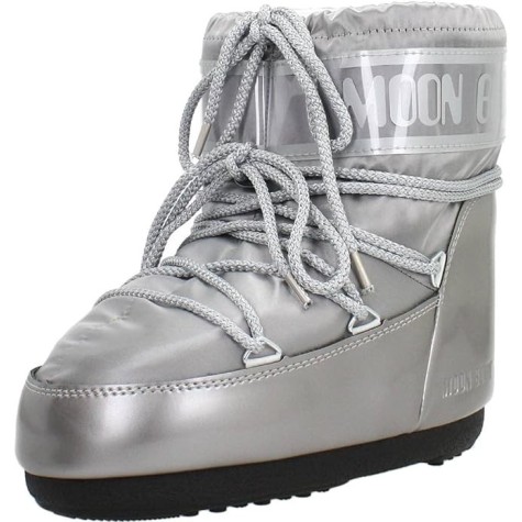 MOON BOOT ICON LOW GLANCE SILVER