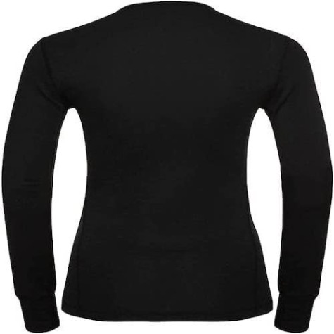 ODLO FITTED WARM MAGLIA TERMICA NERA TECNICA DONNA
