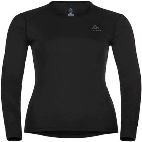 ODLO FITTED WARM MAGLIA TERMICA NERA TECNICA DONNA