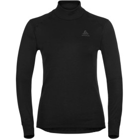 ODLO FITTED TURTLE NECK NERA TECNICA DONNA