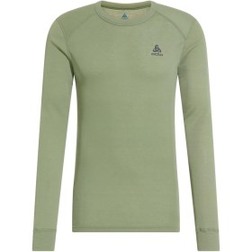 ODLO FITTED CREW NECK VERDE TECNICA UOMO