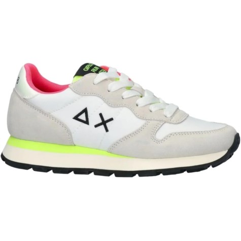 SUN 68 FOOTWEAR ALLY SOLID NYLON BIANCO GIALLO