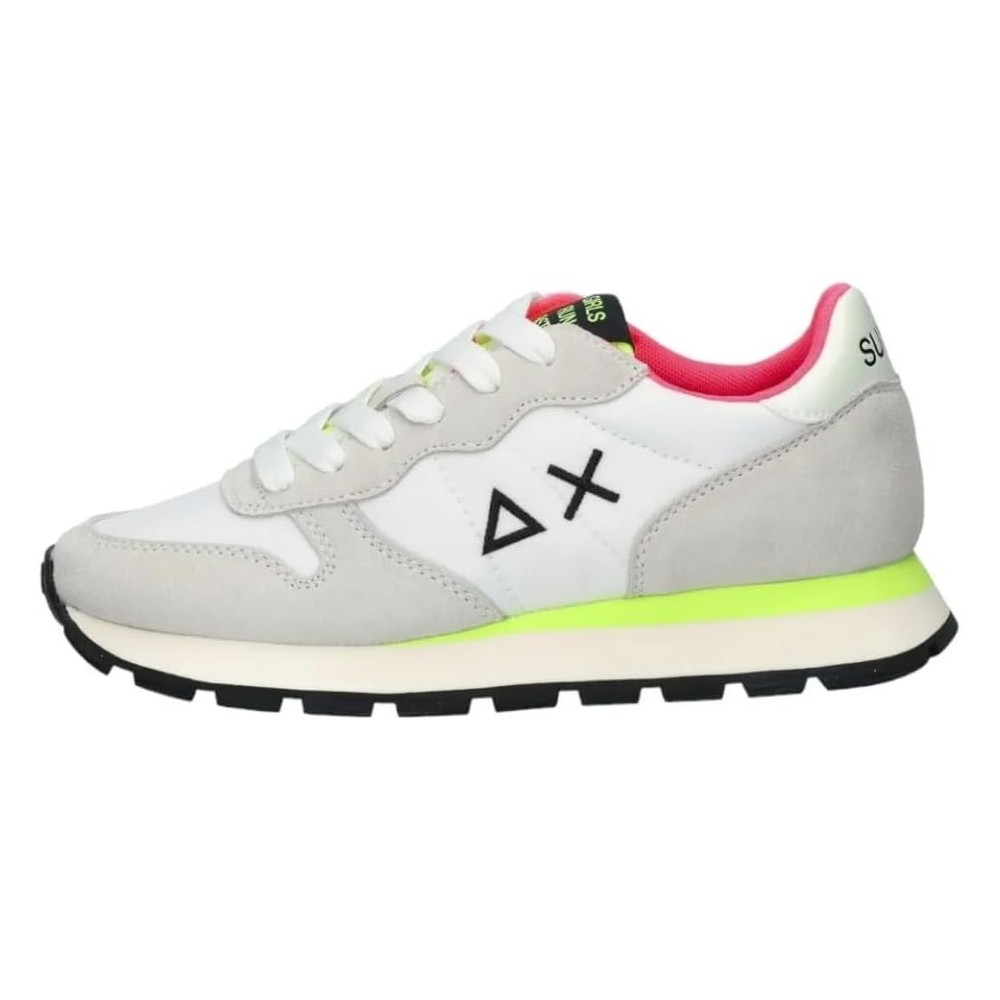 SUN 68 FOOTWEAR ALLY SOLID NYLON BIANCO GIALLO