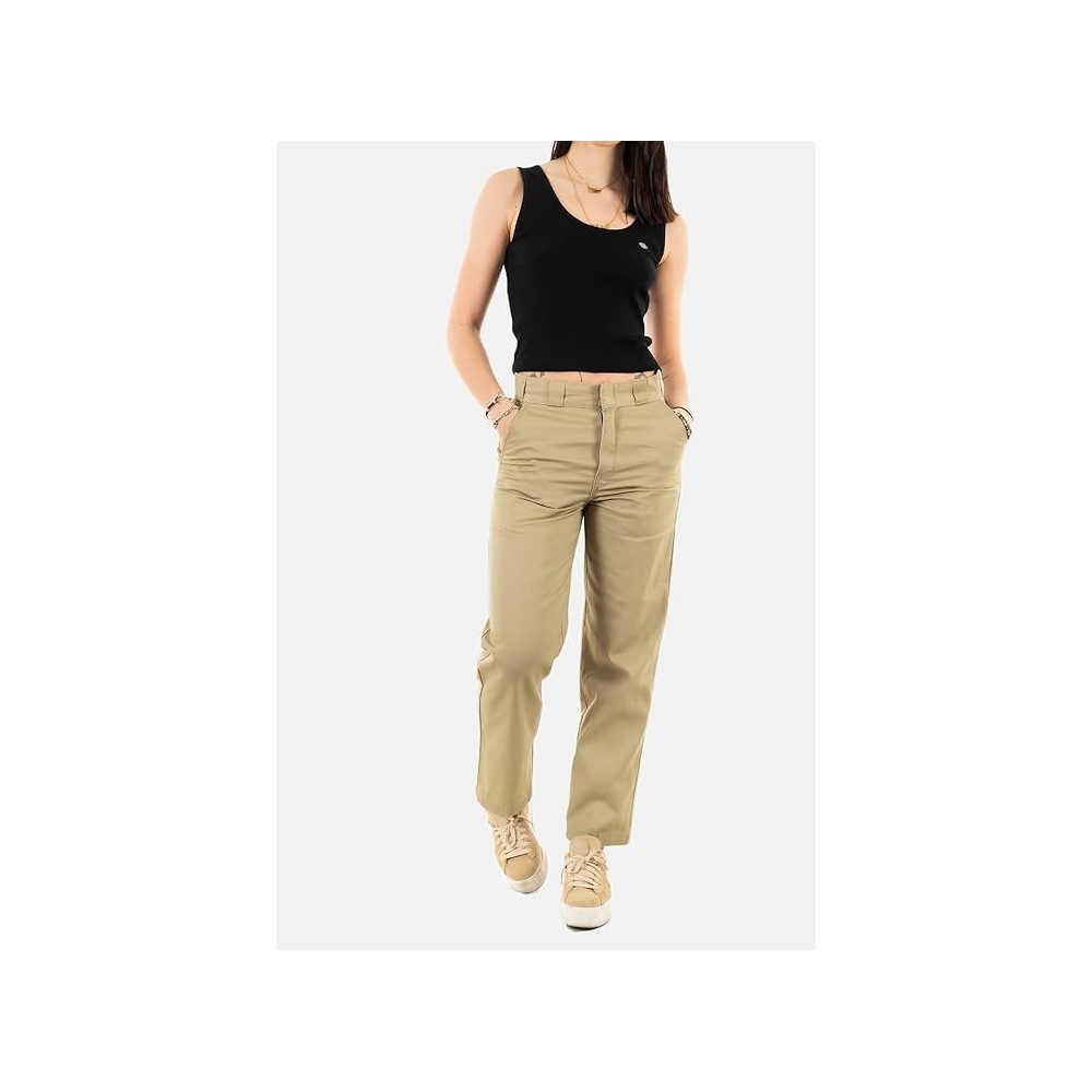 DICKIES PANTALONE DONNA BEIGE