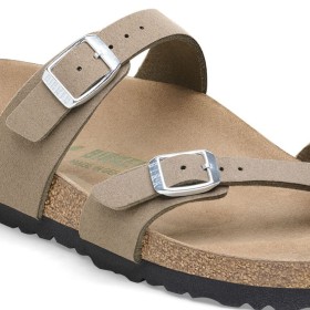 BIRKENSTOCK MAYARI SOFT BIRKI VEGAN GRAY TAUPE 2