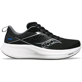 SAUCONY RIDE 17 UOMO BLACK WHITE