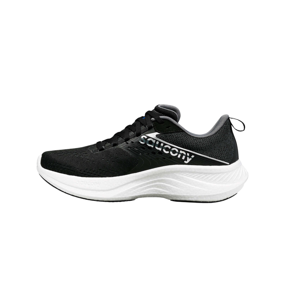 SAUCONY RIDE 17 UOMO BLACK WHITE