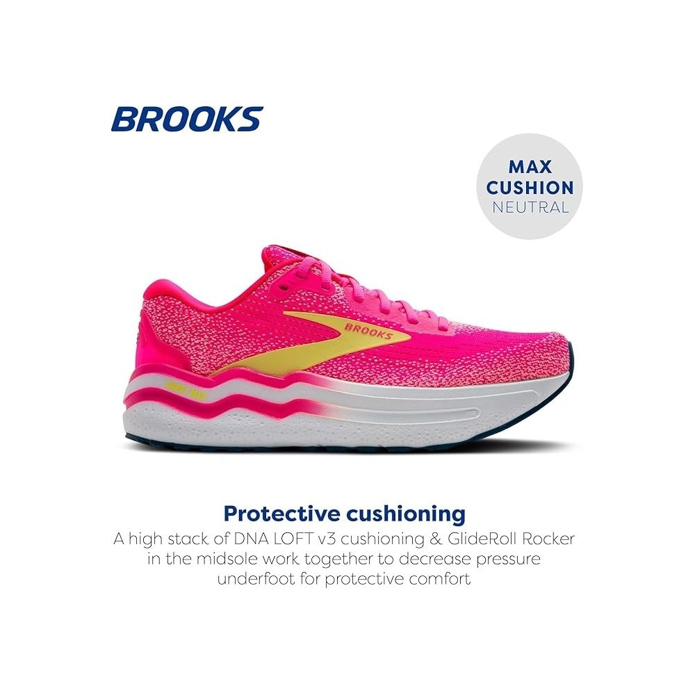 BROOKS GHOST MAX 2 DONNA ROSA