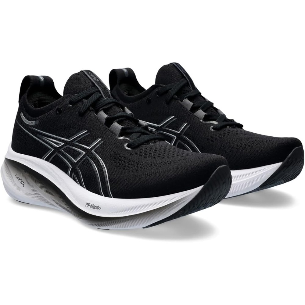 ASICS GEL NIMBUS 26 DONNA BLACK/GRAPHITE GREY