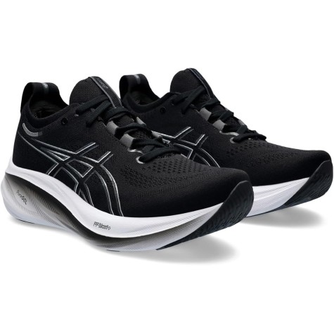 ASICS GEL NIMBUS 26 DONNA BLACK/GRAPHITE GREY