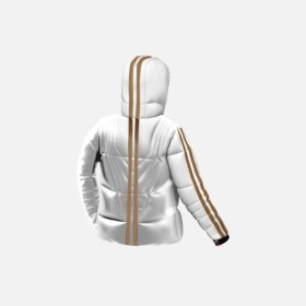 ROSSIGNOL W VENTINA BOMBER DOWN JKT WHITE 2