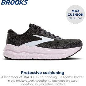 BROOKS GHOST MAX 2 DONNA BLACK WHITE 2