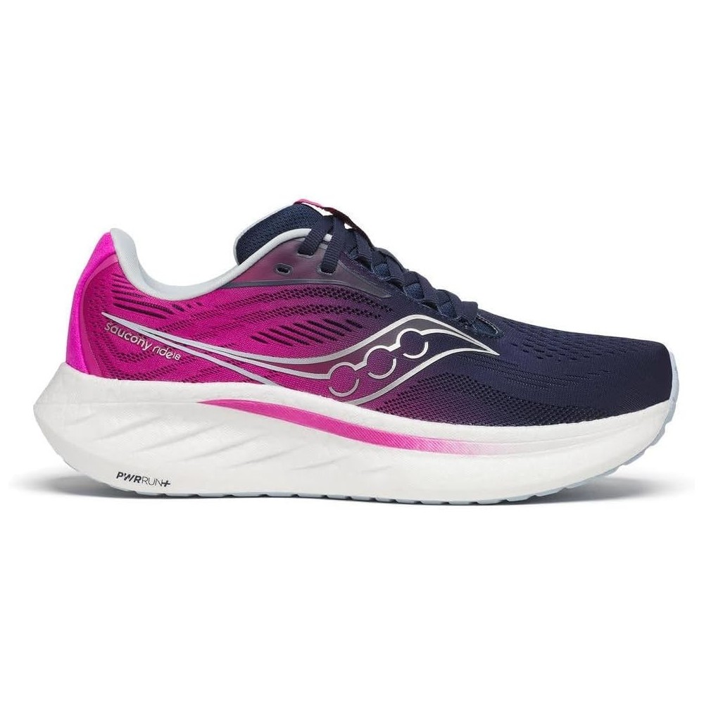 SAUCONY RIDE 18 DONNA NAVY FUCHSIA