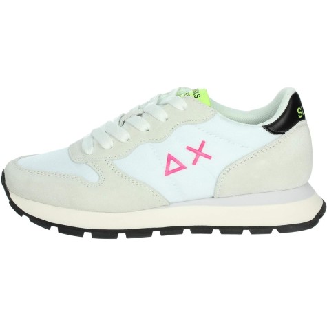 SUN 68 ALLY SOLID NYLON DONNA BIANCO FUXIA FLUO