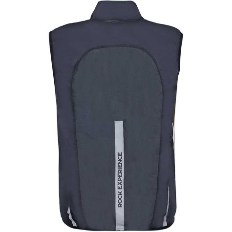 ROCK EXPERIENCE UOMO GILET FIRE MAN VEST EBONY