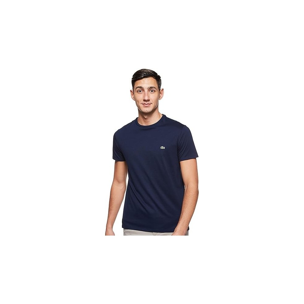T SHIRT LACOSTE 6709 166 BLU UOMO