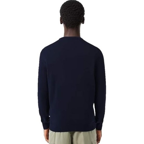 MAGLIONE COTONE LACOSTE UOMO 0128 BLU