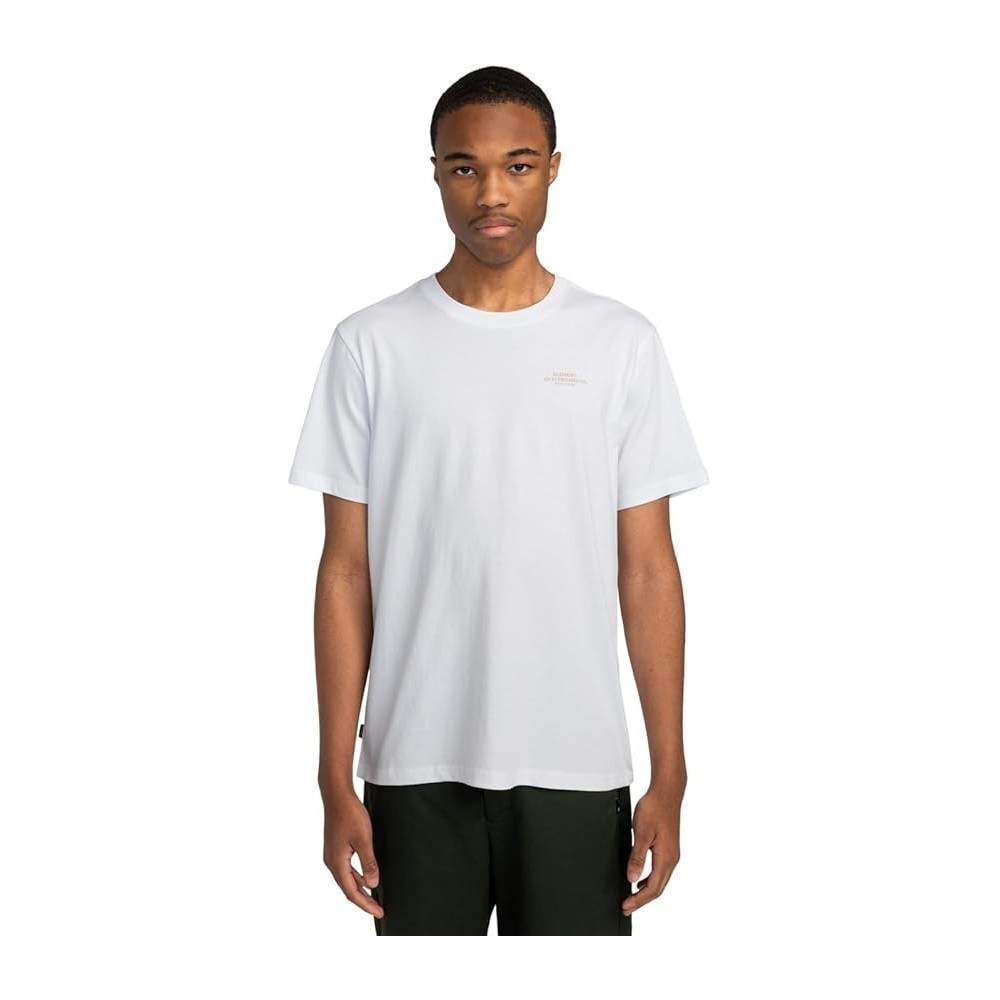 ELEMENT T SHIRT UOMO SKATEBOARD BIANCO