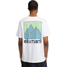 T SHIRT ELEMENT JOINT TEXTURE BBIANCO UOMO