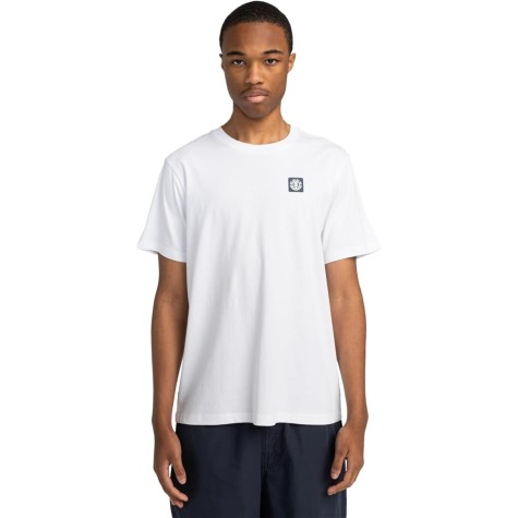 T SHIRT ELEMENT JOINT TEXTURE BBIANCO UOMO