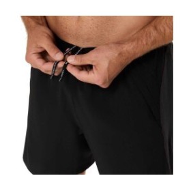 short asics road 7in nero uomo
