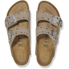 BIRKENSTOCK ARIZONA RIVER BORDER TAUPE 2
