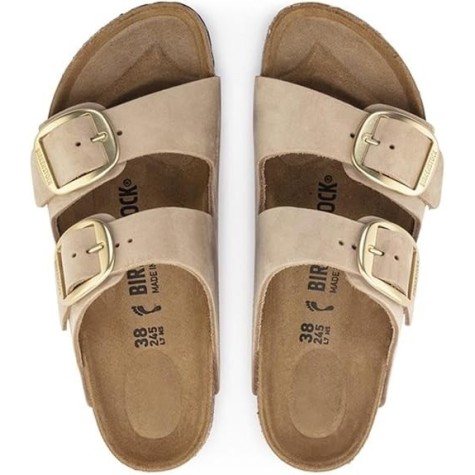 BIRKENSTOCK ARIZONA BIG BUCKLE SANDCASTLE