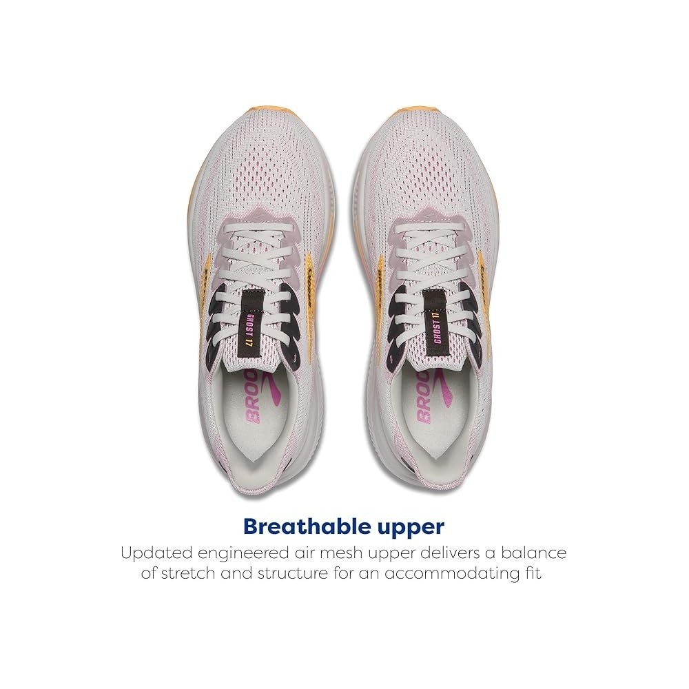 BROOKS GHOST 17 DONNA OYSTER APICOT PINK