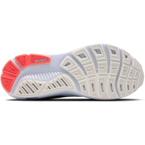 BROOKS GHOST 17 UOMO WHITE PINK CLAY GECKO