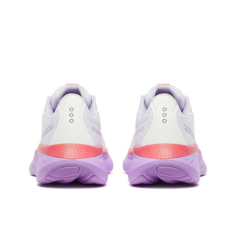 SAUCONY RIDE 18 WHITE CORAL DONNA