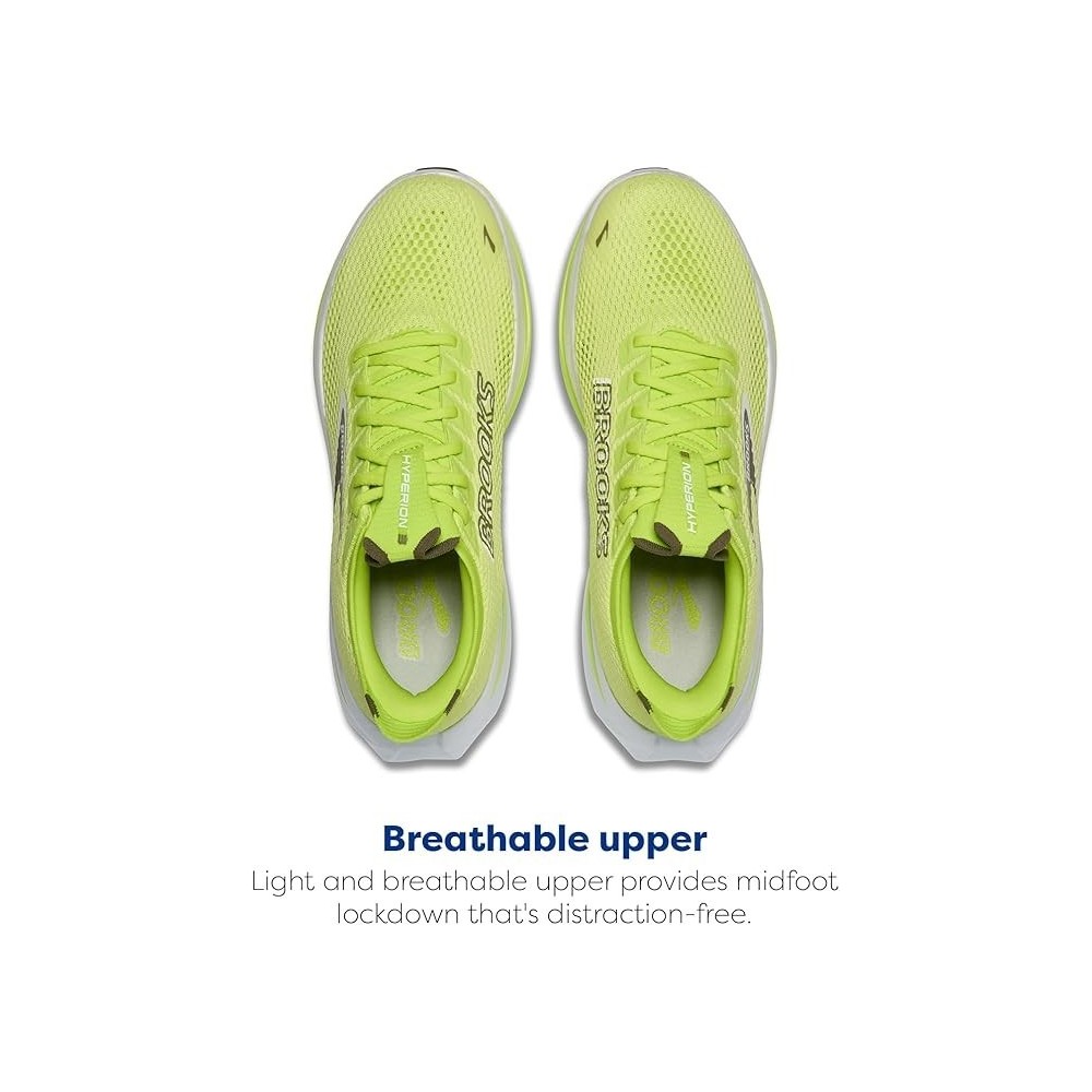 BROOKS HYMPERION 3 UOMO SUNNY LIME OLIVE WHITE