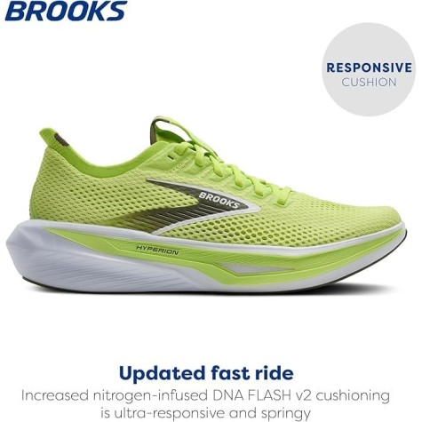 BROOKS HYMPERION 3 UOMO SUNNY LIME OLIVE WHITE