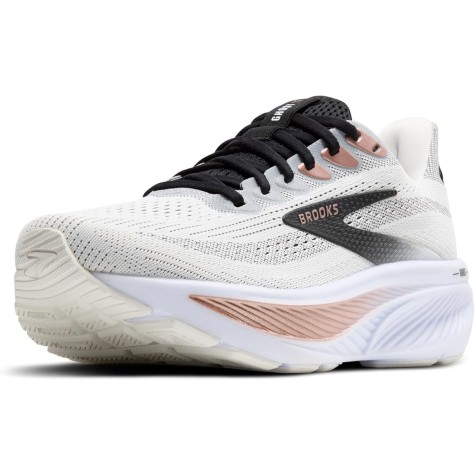 BROOKS DONNA GHOST 17 WHITE BLACK ROSE GOLD