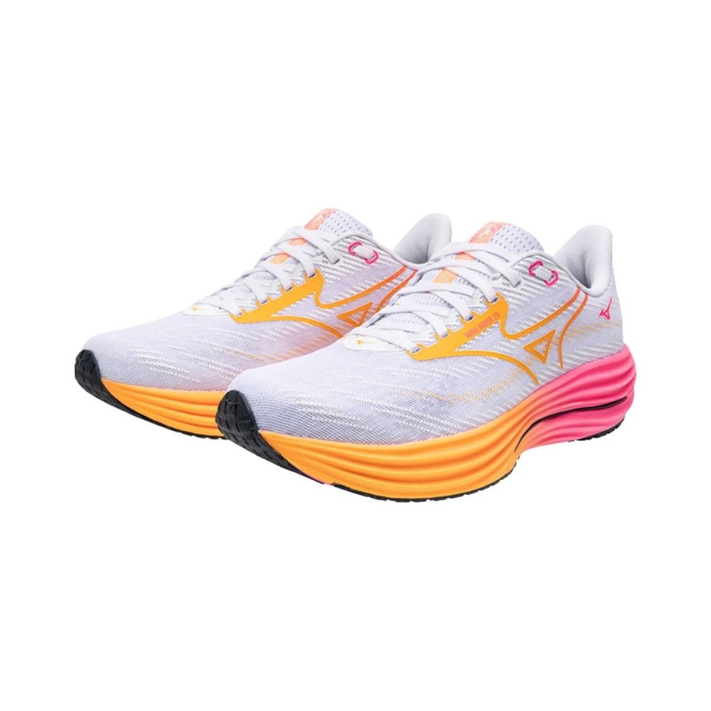 MIZUNO WAVE RIDER 29 UNISEX WHITE ORANGE