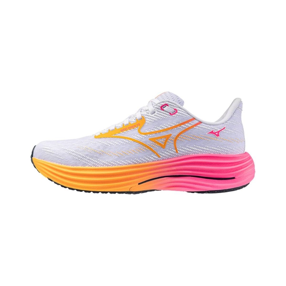 MIZUNO WAVE RIDER 29 UNISEX WHITE ORANGE
