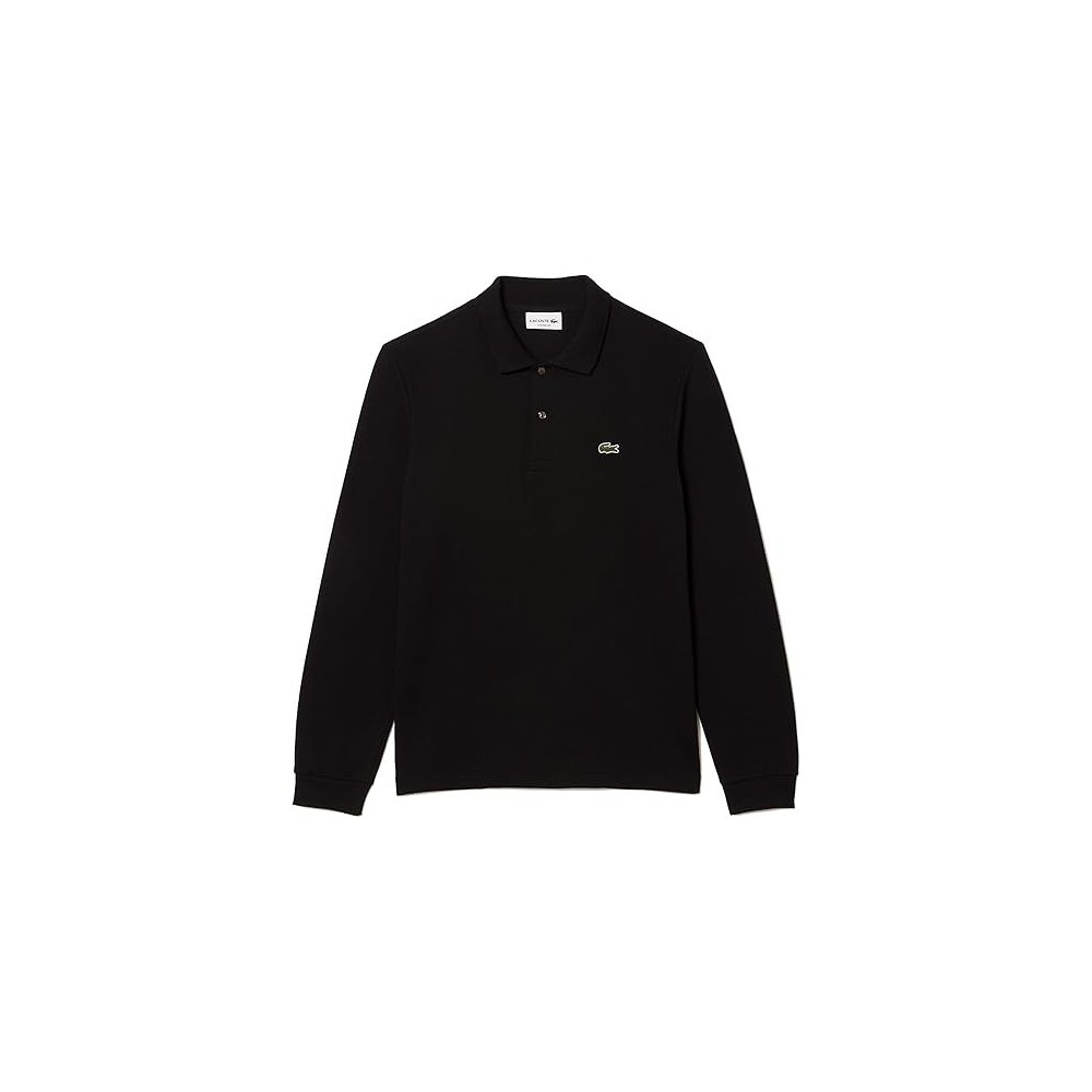 polo manica lunga lacoste uomo col. nero