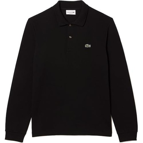polo manica lunga lacoste uomo col. nero