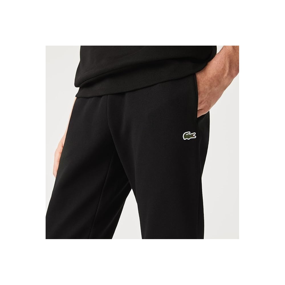 PANTALONE FELPA LACOSTE UOMO NERO XH 9624