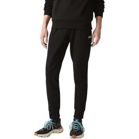PANTALONE FELPA LACOSTE UOMO NERO XH 9624