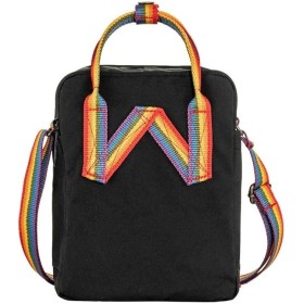 Fjällräven Kånken Mini  black rainbow pattern 2
