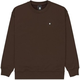 FELPA ZIP LUNGA CAPPUCCIO ELEMENT UOMO BROWN