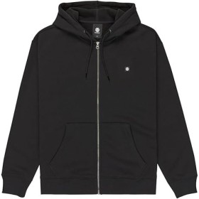 FELPA ELEMENT UOMO ZIP E CAPPUCCIO NERO 2