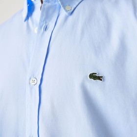 CAMICIA LACOSTE CH2933 BLEU HBP UOMO MANICA LUNGA