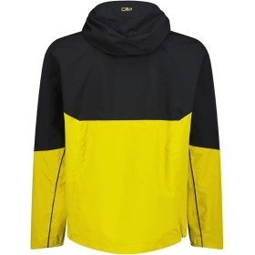 MAN JACKET FIX HOOD CMP GOLD GREEN 2